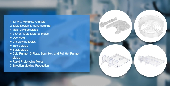 Household Appliances Acrylic Multi Cavity Mould Electrical Plastic Injection Mold